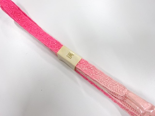 未使用品　正絹　手組帯締め